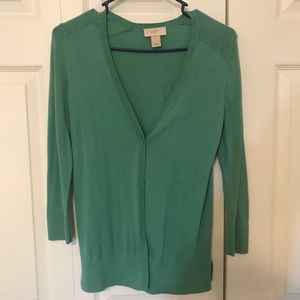 Teal LOFT Cardigan